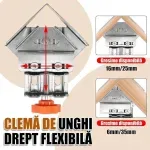 Casa si Gradina - Constructii - Scule electrice si accesorii - Menghine si cleme fixare - Clema de colt inchisa la 90 grade ABYZ din Otel Inoxidabil Falci Pivotante pentru Tamplarie si Sudura - Infinity.ro
