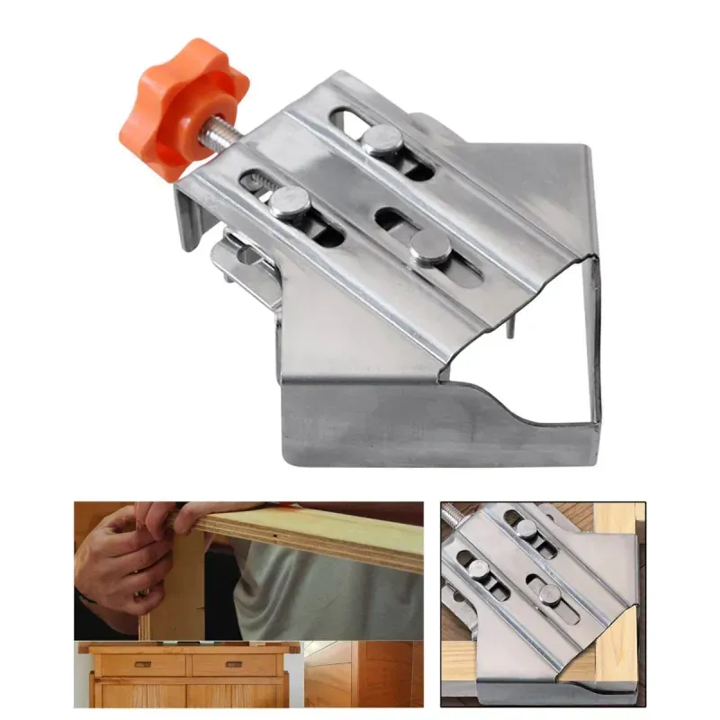 Casa si Gradina - Constructii - Scule electrice si accesorii - Menghine si cleme fixare - Clema de colt inchisa la 90 grade ABYZ din Otel Inoxidabil Falci Pivotante pentru Tamplarie si Sudura - Infinity.ro