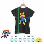 Fashion, accesorii si bijuterii - Femei - Imbracaminte femei - Tricouri si topuri femei - Tricou Femei Dexter Laboratory Dee Dee Super Erou, negru, marime 3XL - Infinity.ro