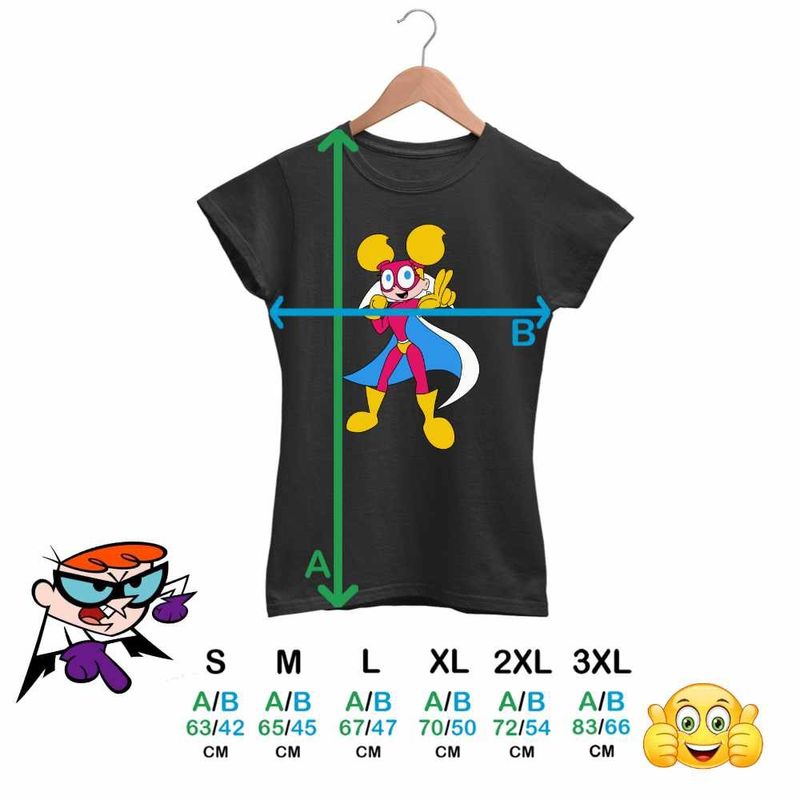 Fashion, accesorii si bijuterii - Femei - Imbracaminte femei - Tricouri si topuri femei - Tricou Femei Dexter Laboratory Dee Dee Super Erou, negru, marime 3XL - Infinity.ro