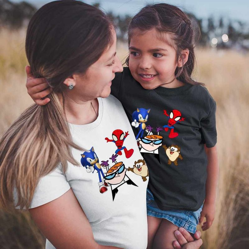 Fashion, accesorii si bijuterii - Femei - Imbracaminte femei - Tricouri si topuri femei - Tricou Femei laboratorul lui Dexter Sonic Paienjenel Taz Diavol Tasmanian, negru, marime 3XL - Infinity.ro