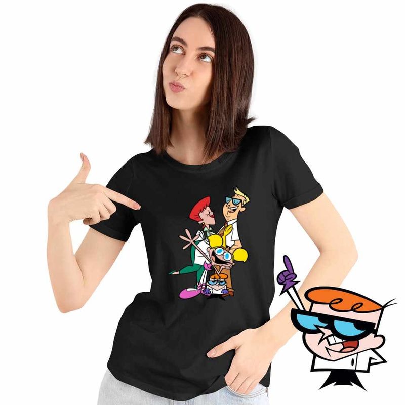 Fashion, accesorii si bijuterii - Femei - Imbracaminte femei - Tricouri si topuri femei - Tricou Femei Laborator Dexter Familie, negru, marime M - Infinity.ro