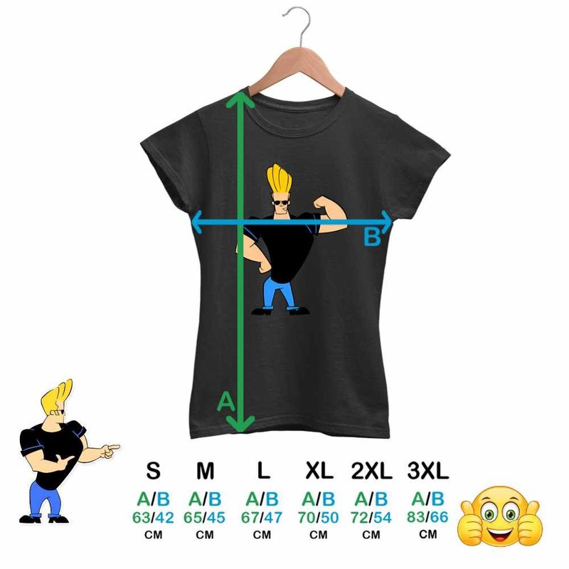Fashion, accesorii si bijuterii - Femei - Imbracaminte femei - Tricouri si topuri femei - Tricou Femei Johnny Bravo Vibe Culturism, negru, marime M - Infinity.ro