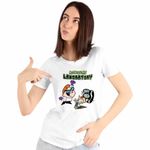 Fashion, accesorii si bijuterii - Femei - Imbracaminte femei - Tricouri si topuri femei - Tricou Femei Dexters Laboratory Mandark Victorie, alb, marime L - Infinity.ro
