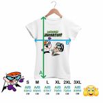Fashion, accesorii si bijuterii - Femei - Imbracaminte femei - Tricouri si topuri femei - Tricou Femei Dexters Laboratory Mandark Victorie, alb, marime L - Infinity.ro