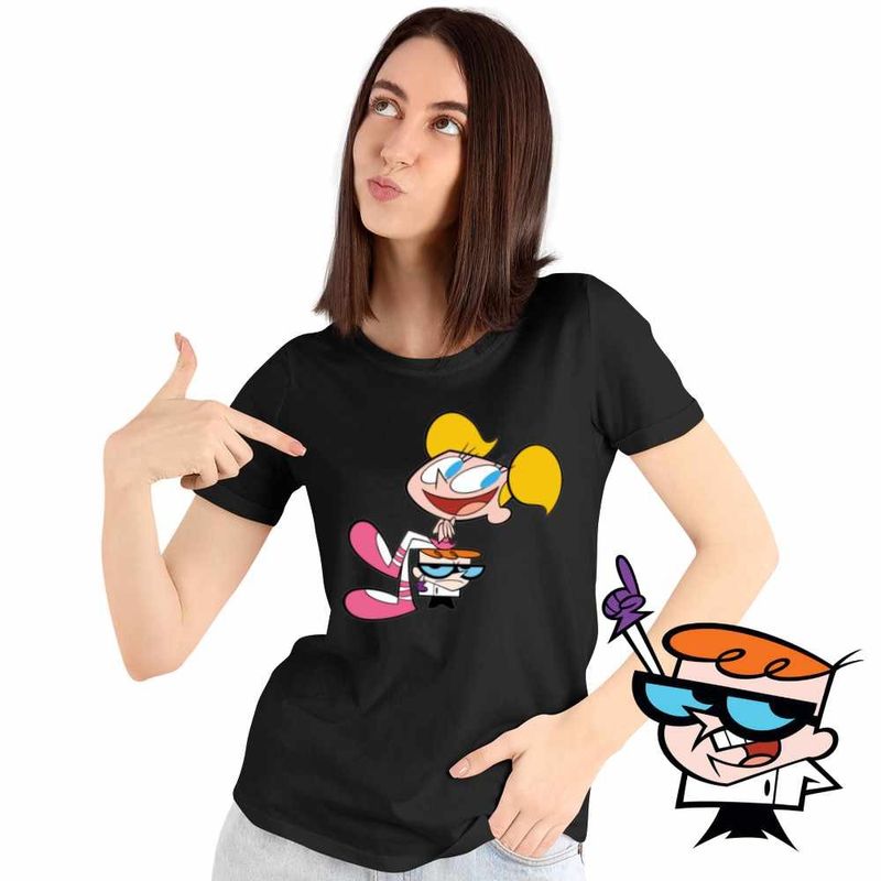 Fashion, accesorii si bijuterii - Femei - Imbracaminte femei - Tricouri si topuri femei - Tricou Femei DeeDee Dexter Laboratory Dee Dee, negru, marime XL - Infinity.ro