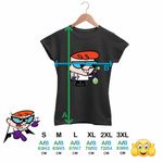 Fashion, accesorii si bijuterii - Femei - Imbracaminte femei - Tricouri si topuri femei - Tricou Femei Laborator Dexter Experiment, negru, marime 2XL - Infinity.ro
