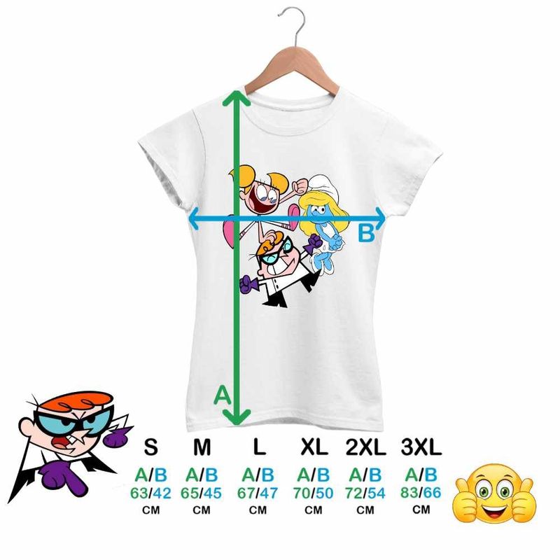 Fashion, accesorii si bijuterii - Femei - Imbracaminte femei - Tricouri si topuri femei - Tricou Femei Laborator Dexter Dee Dee Strumfita Strumfii, alb, marime XL - Infinity.ro