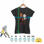 Fashion, accesorii si bijuterii - Femei - Imbracaminte femei - Tricouri si topuri femei - Tricou Femei Rick and Morty Chewbacca Star Wars, negru, marime 2XL - Infinity.ro