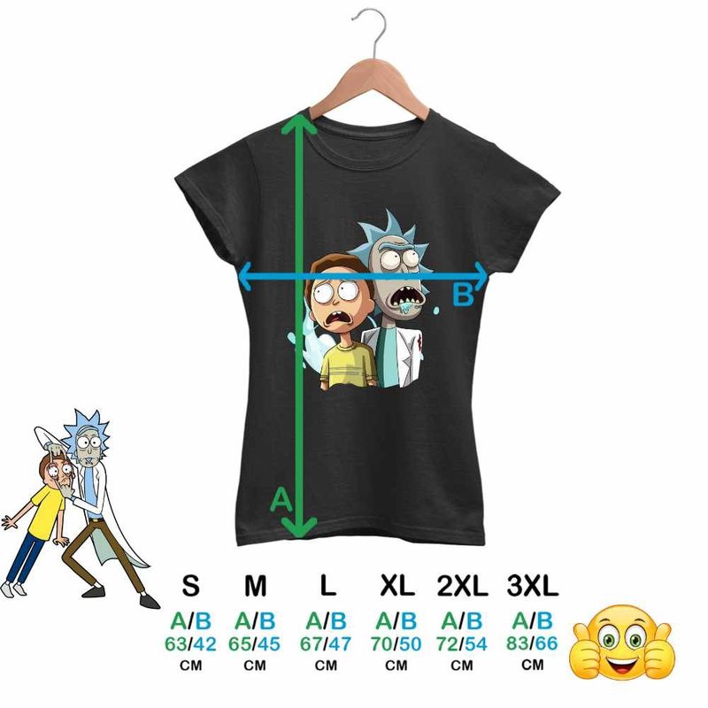 Fashion, accesorii si bijuterii - Femei - Imbracaminte femei - Tricouri si topuri femei - Tricou Femei Rick and Morty Exploratori Spatiali, negru, marime M - Infinity.ro