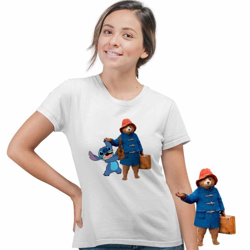 Fashion, accesorii si bijuterii - Femei - Imbracaminte femei - Tricouri si topuri femei - Tricou Femei Paddington Stitch Chitara, alb, marime XL - Infinity.ro