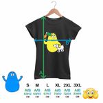 Fashion, accesorii si bijuterii - Femei - Imbracaminte femei - Tricouri si topuri femei - Tricou Femei Barbazoo Barbapapa Barbabee, negru, marime L - Infinity.ro