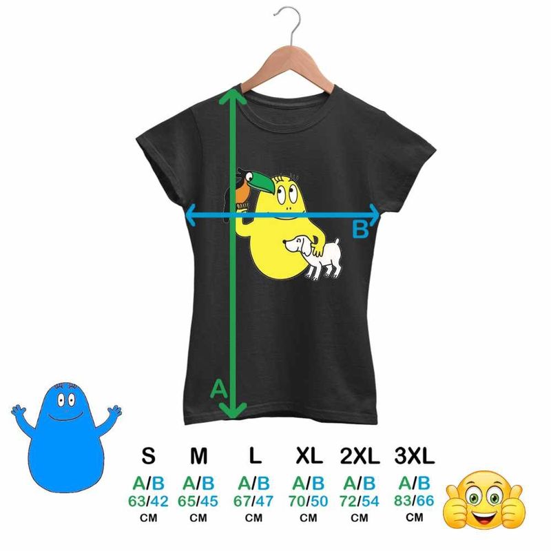 Fashion, accesorii si bijuterii - Femei - Imbracaminte femei - Tricouri si topuri femei - Tricou Femei Barbazoo Barbapapa Barbabee, negru, marime L - Infinity.ro