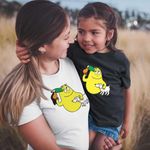 Fashion, accesorii si bijuterii - Femei - Imbracaminte femei - Tricouri si topuri femei - Tricou Femei Barbazoo Barbapapa Barbabee, negru, marime L - Infinity.ro