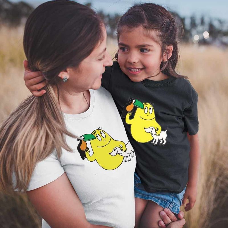 Fashion, accesorii si bijuterii - Femei - Imbracaminte femei - Tricouri si topuri femei - Tricou Femei Barbazoo Barbapapa Barbabee, negru, marime L - Infinity.ro