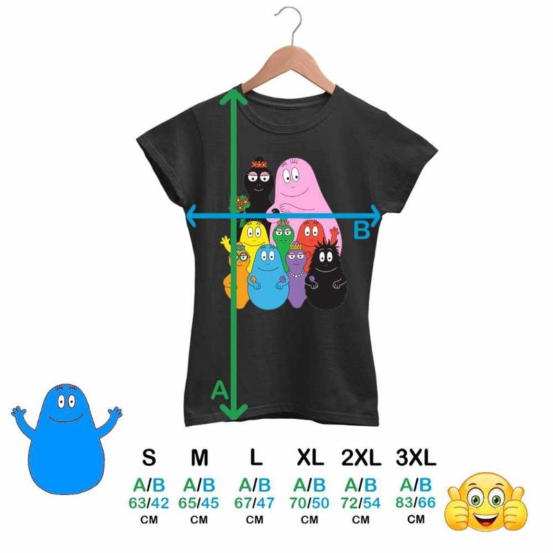 Fashion, accesorii si bijuterii - Femei - Imbracaminte femei - Tricouri si topuri femei - Tricou Femei Barbapapa Familie Petrecere, negru, marime S - Infinity.ro