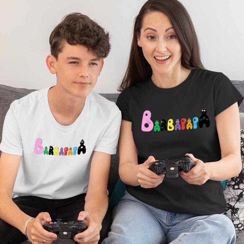Fashion, accesorii si bijuterii - Femei - Imbracaminte femei - Tricouri si topuri femei - Tricou Femei Barbapapa Logo Inspiratie, alb, marime XL - Infinity.ro