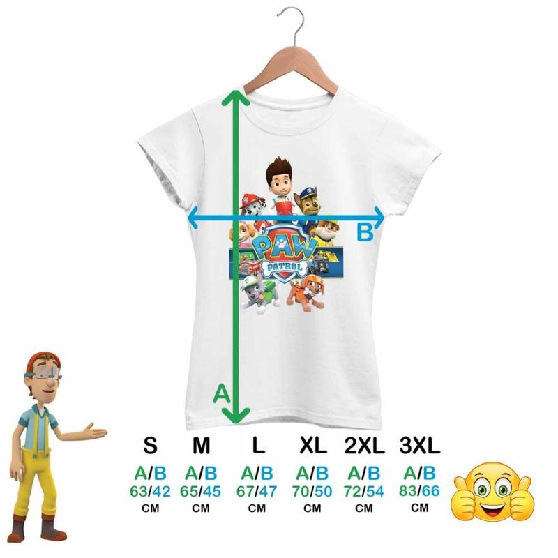 Fashion, accesorii si bijuterii - Femei - Imbracaminte femei - Tricouri si topuri femei - Tricou Femei Paw Patrol All Gang Patrula Catelusilor Salvamar, alb, marime 2XL - Infinity.ro