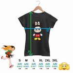 Fashion, accesorii si bijuterii - Femei - Imbracaminte femei - Tricouri si topuri femei - Tricou Femei Labubu Mickey Mouse, negru, marime L - Infinity.ro