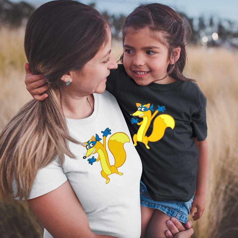Fashion, accesorii si bijuterii - Femei - Imbracaminte femei - Tricouri si topuri femei - Tricou Femei Dora Exploratoarea Swiper Hotomanul, negru, marime M - Infinity.ro