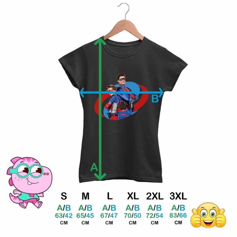 Fashion, accesorii si bijuterii - Femei - Imbracaminte femei - Tricouri si topuri femei - Tricou Femei Henry Danger, negru, marime 3XL - Infinity.ro