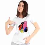 Fashion, accesorii si bijuterii - Femei - Imbracaminte femei - Tricouri si topuri femei - Tricou Femei Barbapapa Familie Aventuri, alb, marime M - Infinity.ro