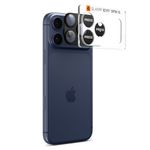 Laptop, Telefoane si Tablete - Telefoane mobile si accesorii - Accesorii Telefoane - Folii protectie telefoane - Folie Camera pentru iPhone 17 Pro Max - Spigen Glas.tR Optik EZ Fit Pro XL (AGL10649) - Black - Infinity.ro