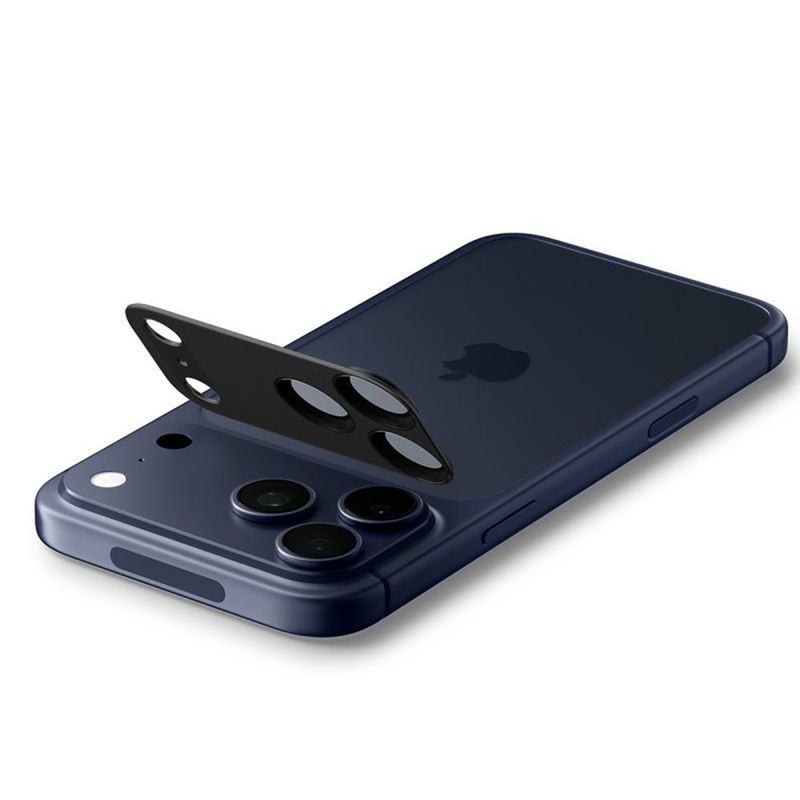Laptop, Telefoane si Tablete - Telefoane mobile si accesorii - Accesorii Telefoane - Folii protectie telefoane - Folie Camera pentru iPhone 17 Pro Max - Spigen Glas.tR Optik EZ Fit Pro XL (AGL10649) - Black - Infinity.ro