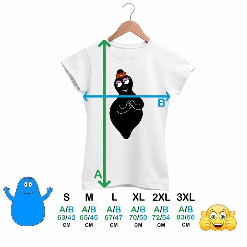 Fashion, accesorii si bijuterii - Femei - Imbracaminte femei - Tricouri si topuri femei - Tricou Femei Barbamama Barbapapa, alb, marime L - Infinity.ro