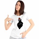 Fashion, accesorii si bijuterii - Femei - Imbracaminte femei - Tricouri si topuri femei - Tricou Femei Barbamama Barbapapa, alb, marime L - Infinity.ro