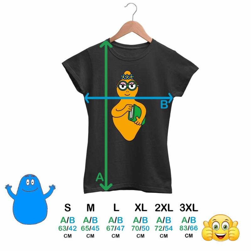Fashion, accesorii si bijuterii - Femei - Imbracaminte femei - Tricouri si topuri femei - Tricou Femei Barbalib Barbapapa Nerd Barbaletta, negru, marime S - Infinity.ro
