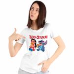 Fashion, accesorii si bijuterii - Femei - Imbracaminte femei - Tricouri si topuri femei - Tricou Femei Lilo Stitch Cool Vibes, alb, marime 2XL - Infinity.ro