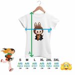 Fashion, accesorii si bijuterii - Femei - Imbracaminte femei - Tricouri si topuri femei - Tricou Femei Labubu Harry Potter Vrajitor, alb, marime M - Infinity.ro