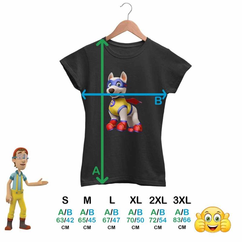 Fashion, accesorii si bijuterii - Femei - Imbracaminte femei - Tricouri si topuri femei - Tricou Femei Paw Patrol Apollo Patrula Catelusilor, negru, marime M - Infinity.ro