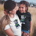 Fashion, accesorii si bijuterii - Femei - Imbracaminte femei - Tricouri si topuri femei - Tricou Femei Paw Patrol Rocky Patrula Catelusilor Pompier, negru, marime S - Infinity.ro