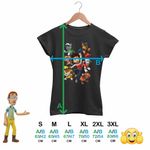 Fashion, accesorii si bijuterii - Femei - Imbracaminte femei - Tricouri si topuri femei - Tricou Femei Paw Patrol Aventuri Patrula Catelusilor, negru, marime M - Infinity.ro