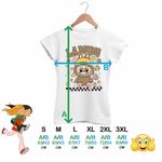 Fashion, accesorii si bijuterii - Femei - Imbracaminte femei - Tricouri si topuri femei - Tricou Femei Labubu Nerd Power, alb, marime XL - Infinity.ro