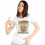 Fashion, accesorii si bijuterii - Femei - Imbracaminte femei - Tricouri si topuri femei - Tricou Femei Labubu Nerd Power, alb, marime XL - Infinity.ro