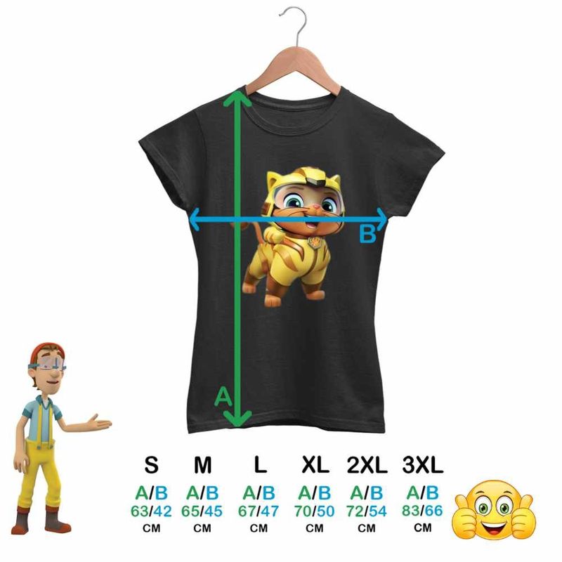 Fashion, accesorii si bijuterii - Femei - Imbracaminte femei - Tricouri si topuri femei - Tricou Femei Paw Patrol Cat Pack Leo Patrula Catelusilor, negru, marime XL - Infinity.ro