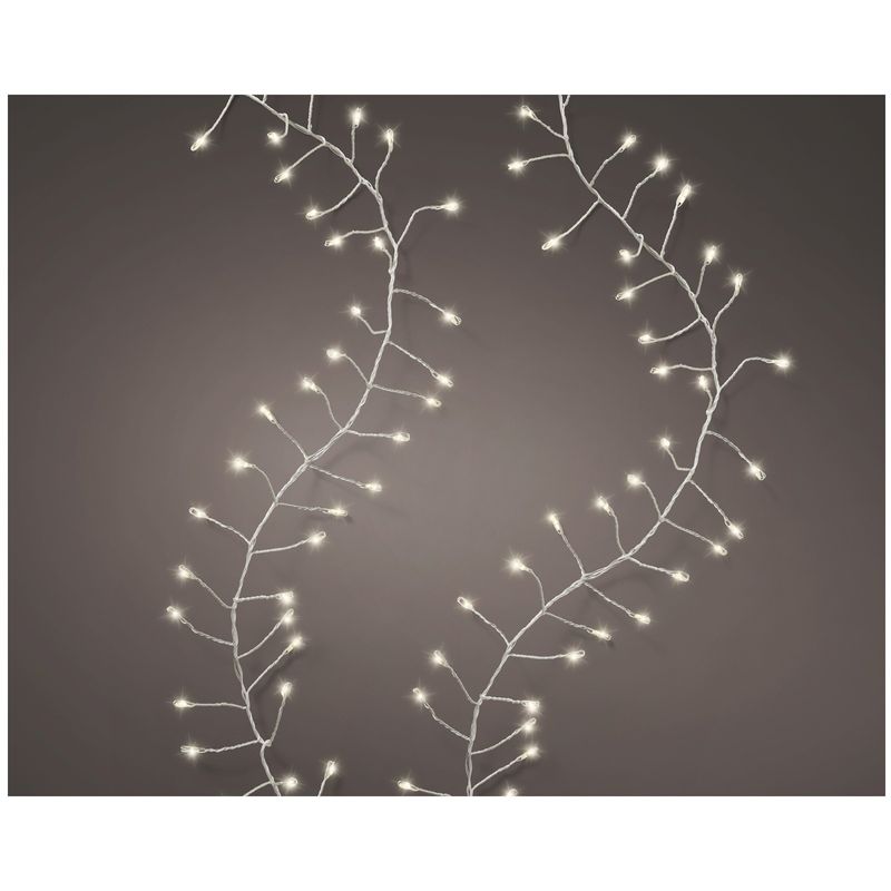 Casa si Gradina - Decoratiuni - Decoratiuni de sezon - Instalatie Lumini LED 960 Beculete, 12 m, 8 Functii Twinkle, Exterior, alb cald, IP44, Transformator Inclus - Infinity.ro
