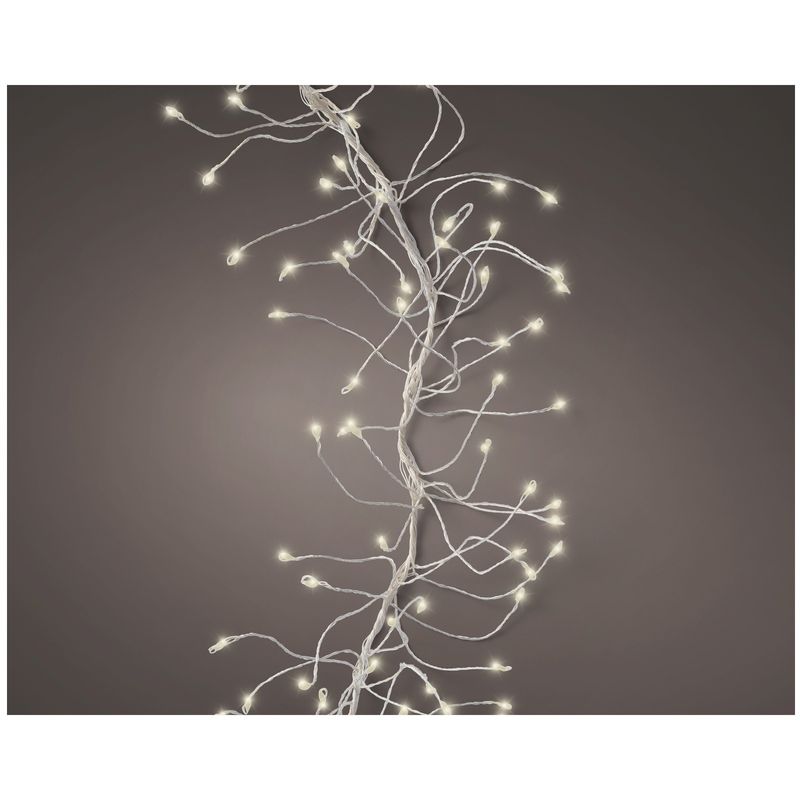 Casa si Gradina - Decoratiuni - Decoratiuni de sezon - Instalatie Lumini LED 960 Beculete, 6 m, 8 Functii Twinkle, Exterior, alb cald, IP44, Transformator Inclus - Infinity.ro