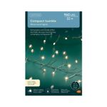Casa si Gradina - Decoratiuni - Decoratiuni de sezon - Instalatie Lumini LED 960 Beculete, 12 m, 8 Functii Twinkle, Exterior, alb cald, IP44, Transformator Inclus - Infinity.ro