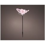 Casa si Gradina - Decoratiuni - Decoratiuni de sezon - Decoratiune exterior Craciun Fluture cu aripi in miscare, lumina roz, 322 LED-uri, 41x46x21 cm - Infinity.ro