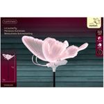 Casa si Gradina - Decoratiuni - Decoratiuni de sezon - Decoratiune exterior Craciun Fluture cu aripi in miscare, lumina roz, 322 LED-uri, 41x46x21 cm - Infinity.ro