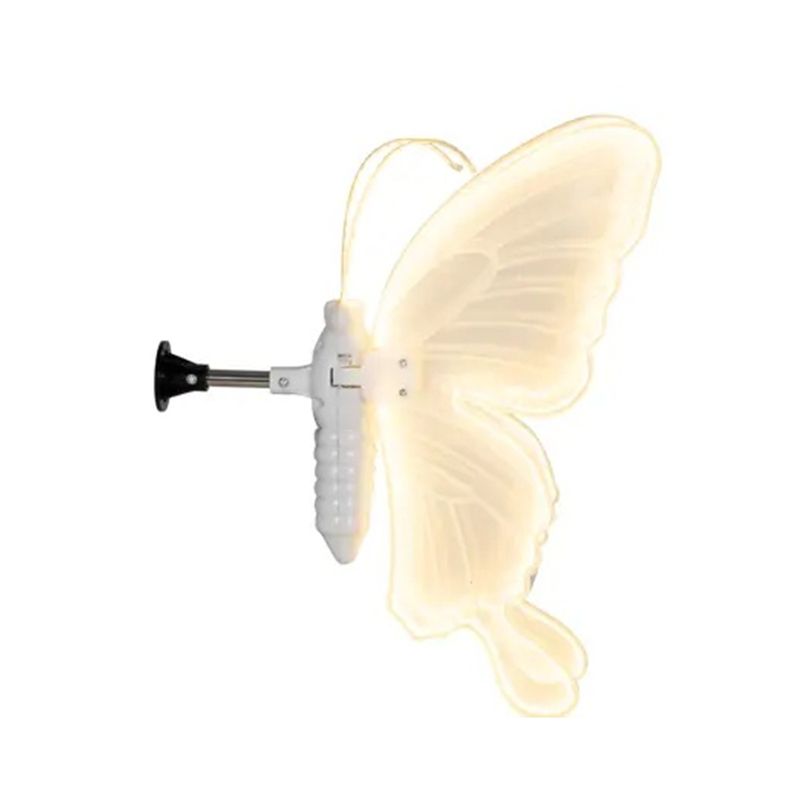 Casa si Gradina - Decoratiuni - Decoratiuni de sezon - Decoratiune exterior Craciun Fluture cu aripi in miscare, lumina calda, 322 LED-uri, 41x46x21 cm - Infinity.ro