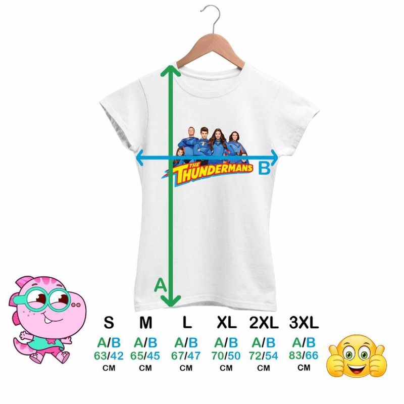 Fashion, accesorii si bijuterii - Femei - Imbracaminte femei - Tricouri si topuri femei - Tricou Femei Thundermans Toata Familia, alb, marime 3XL - Infinity.ro