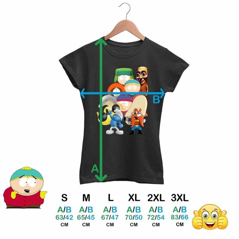 Fashion, accesorii si bijuterii - Femei - Imbracaminte femei - Tricouri si topuri femei - Tricou Femei South Park Tung Sahur Strumf Sportiv Yosemite Sam Brainrot Italian, negru, marime M - Infinity.ro