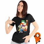 Fashion, accesorii si bijuterii - Femei - Imbracaminte femei - Tricouri si topuri femei - Tricou Femei South Park Tung Sahur Strumf Sportiv Yosemite Sam Brainrot Italian, negru, marime M - Infinity.ro