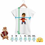 Fashion, accesorii si bijuterii - Femei - Imbracaminte femei - Tricouri si topuri femei - Tricou Femei Alvin Alvinnn Veveritele, alb, marime S - Infinity.ro
