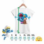 Fashion, accesorii si bijuterii - Femei - Imbracaminte femei - Tricouri si topuri femei - Tricou Femei Curiosul George Ariel Stitch Maimuta Desene, alb, marime S - Infinity.ro